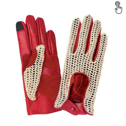 Gloves story - Gants rouge taille M