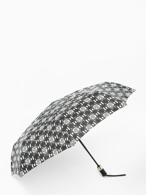 Lancel - Parapluie Noir Floral