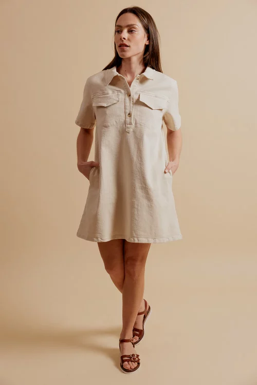 Adeline - Robe Beige