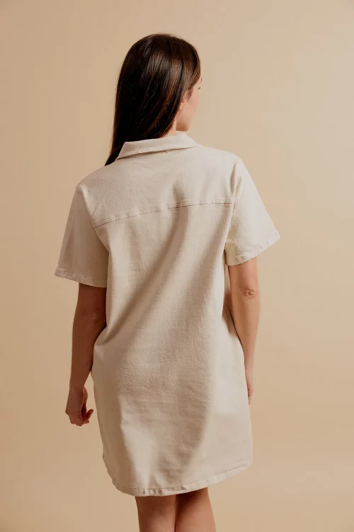 Adeline - Robe Beige – Image 2