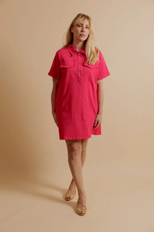 Adeline - Robe Fuchsia – Image 2
