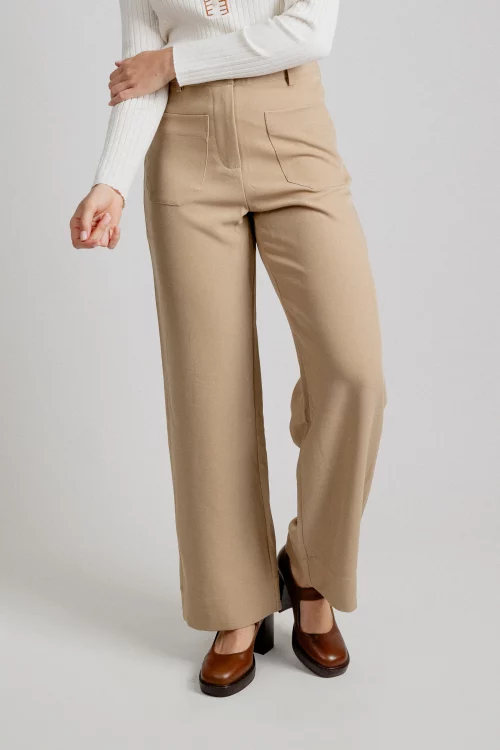 Cary - Pantalon Beige