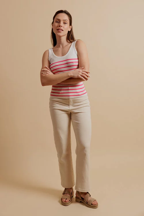 Ginette - Debardeur fuchsia – Image 3