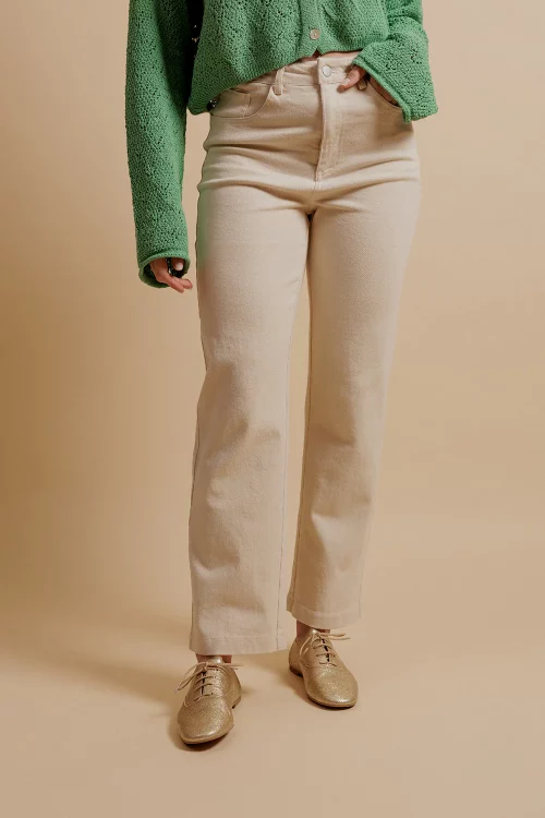 Janine - Pantalon Beige – Image 2