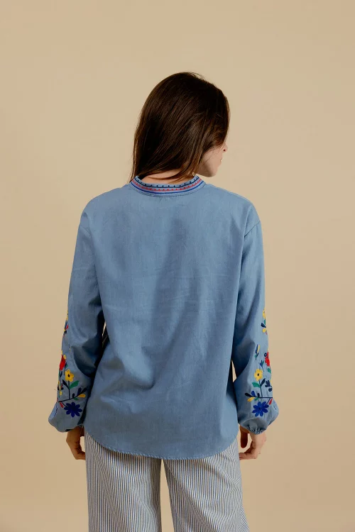 Teresa - Chemise avec broderie – Image 3