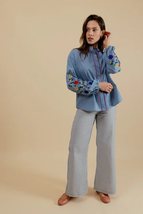 Teresa - Chemise avec broderie – Image 2