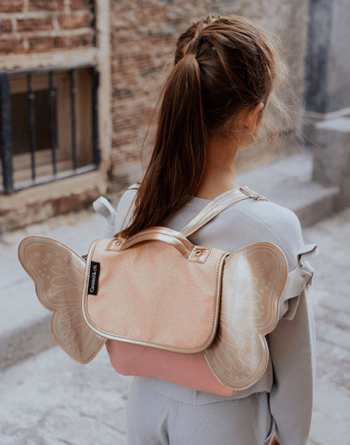 Caramel & Cie - Sac à Dos Maternelle Paillettes Cuivre – Image 3