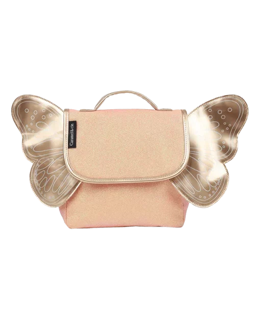 Caramel & Cie - Sac à Dos Maternelle Paillettes Cuivre