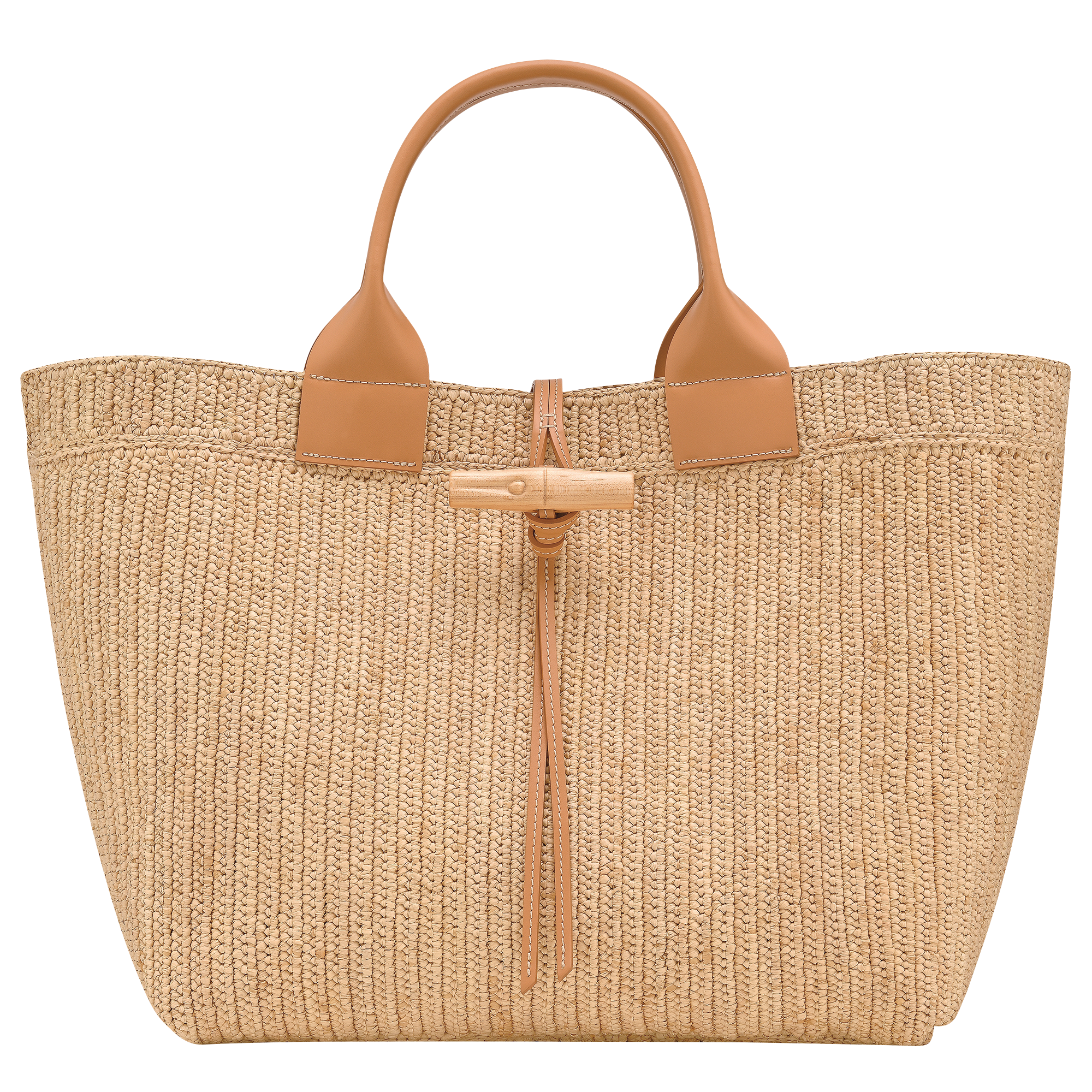 Le Roseau cabas porté épaule en raphia.