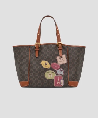 Simple Bag en toile enduite et cuir